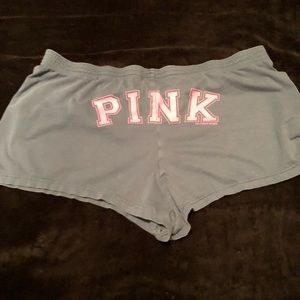 VS PINK Blue and pink SHORT shorts - large